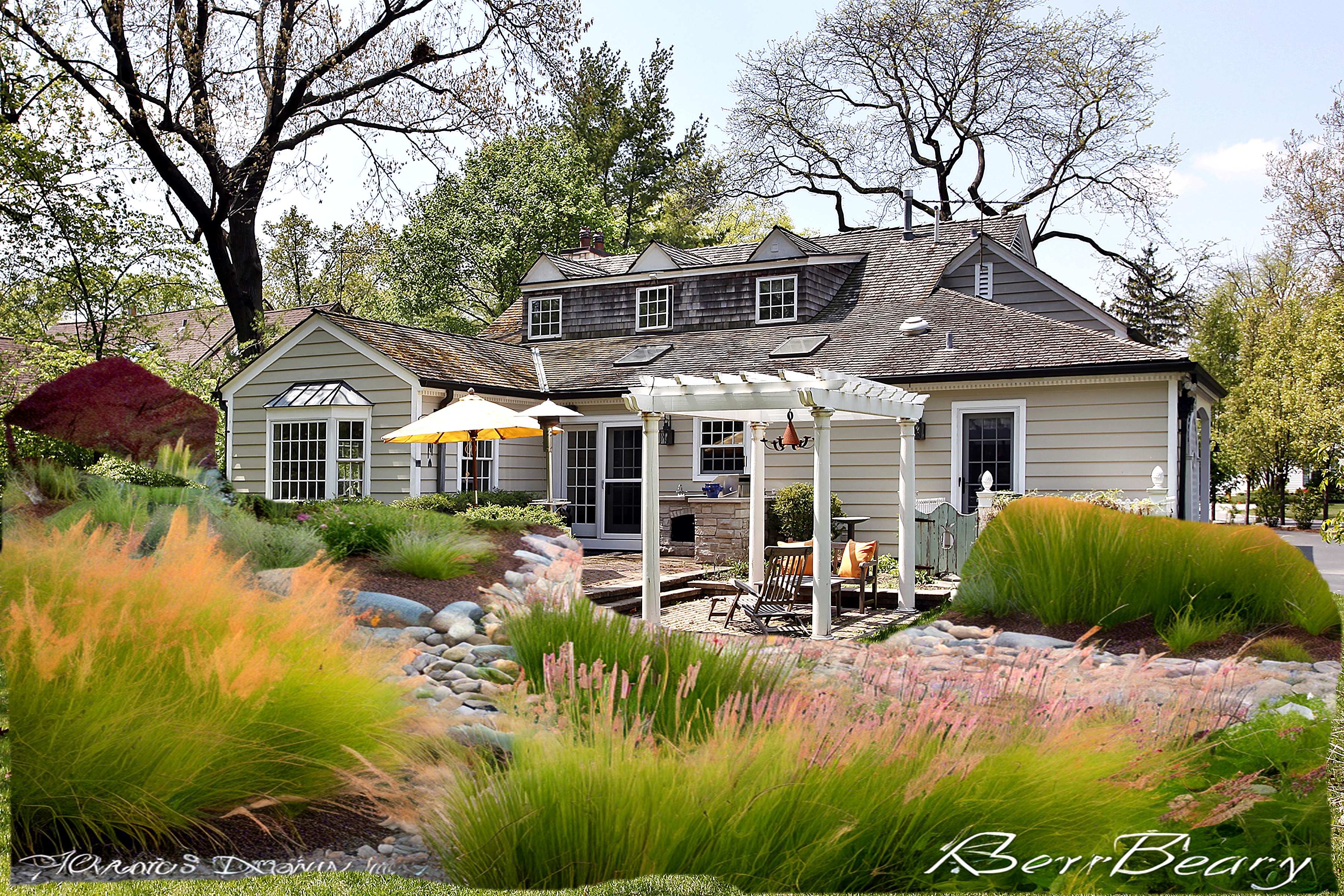 After - Mediterranean Design on Ranch Style Home