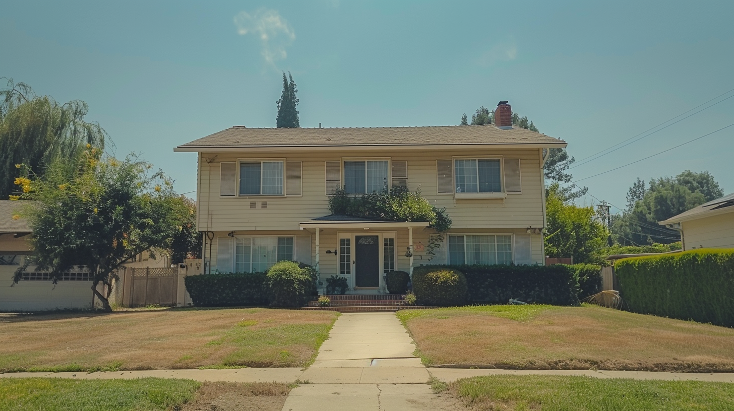 Before - Classic American Suburban Yard